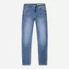 Låg midja jeans med smal passform Låg midja jeans med smal passform