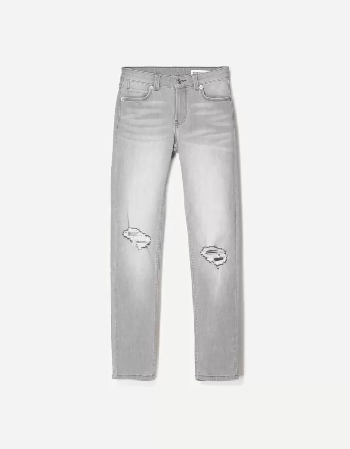 Låg midja jeans med smal passform Låg midja jeans med smal passform