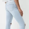 Låg midja jeans med smal passform Låg midja jeans med smal passform