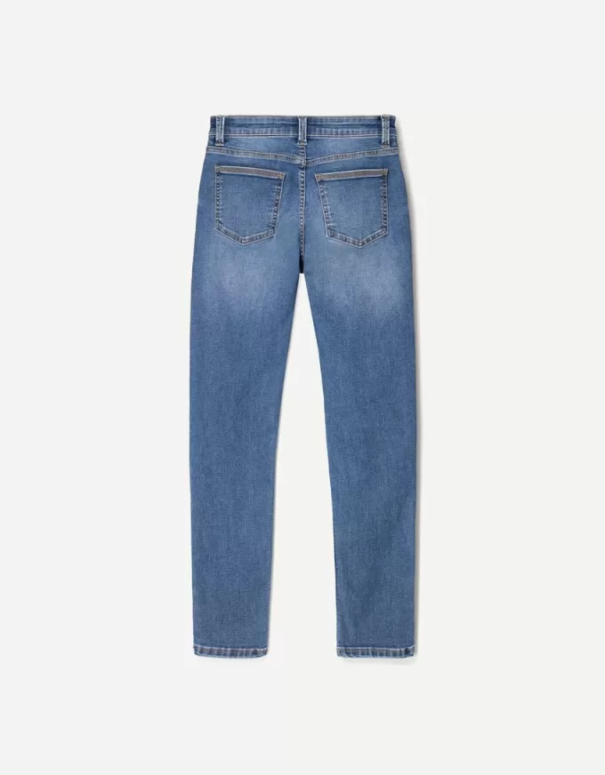 Låg midja jeans med smal passform Låg midja jeans med smal passform