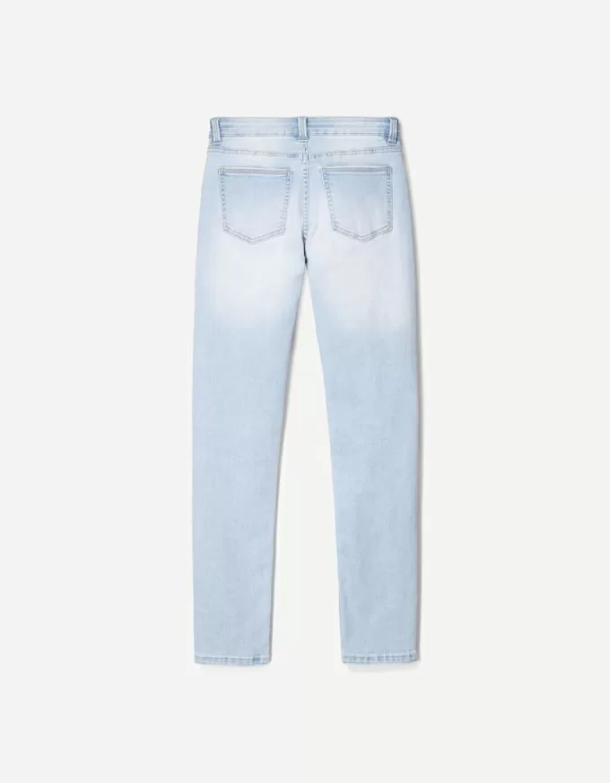 Låg midja jeans med smal passform Låg midja jeans med smal passform