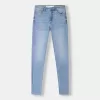 Låg midja jeans med smal passform Låg midja jeans med smal passform