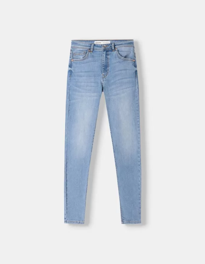 Låg midja jeans med smal passform Låg midja jeans med smal passform