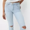 Låg midja jeans med smal passform Låg midja jeans med smal passform