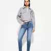 Låg midja jeans med smal passform Låg midja jeans med smal passform