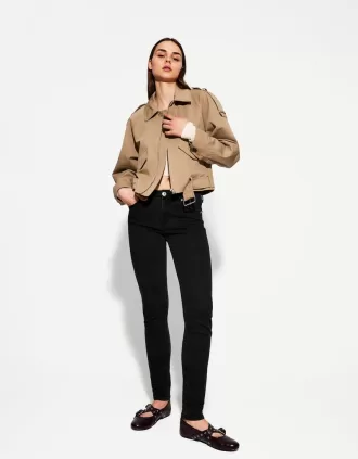 Låg midja jeans med smal passform