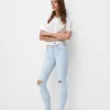 Låg midja jeans med smal passform Låg midja jeans med smal passform