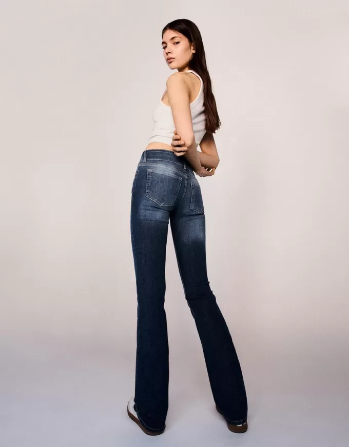 Lågmodiga bootcut-jeans Lågmodiga bootcut-jeans
