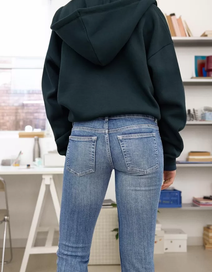 Lågmodiga bootcut-jeans Lågmodiga bootcut-jeans