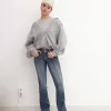 Lågmodiga bootcut-jeans