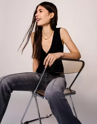 Lågmodiga bootcut-jeans