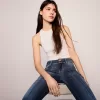 Lågmodiga bootcut-jeans Lågmodiga bootcut-jeans