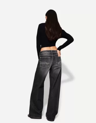 Lågt väska jeans
