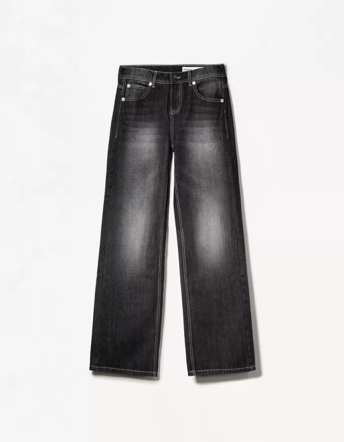 Lågt väska jeans Lågt väska jeans