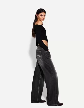 Lågt väska jeans