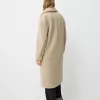 Lång faux shearling-rock
