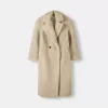 Lång faux shearling-rock