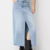 Lång jeanskjol Lång jeanskjol