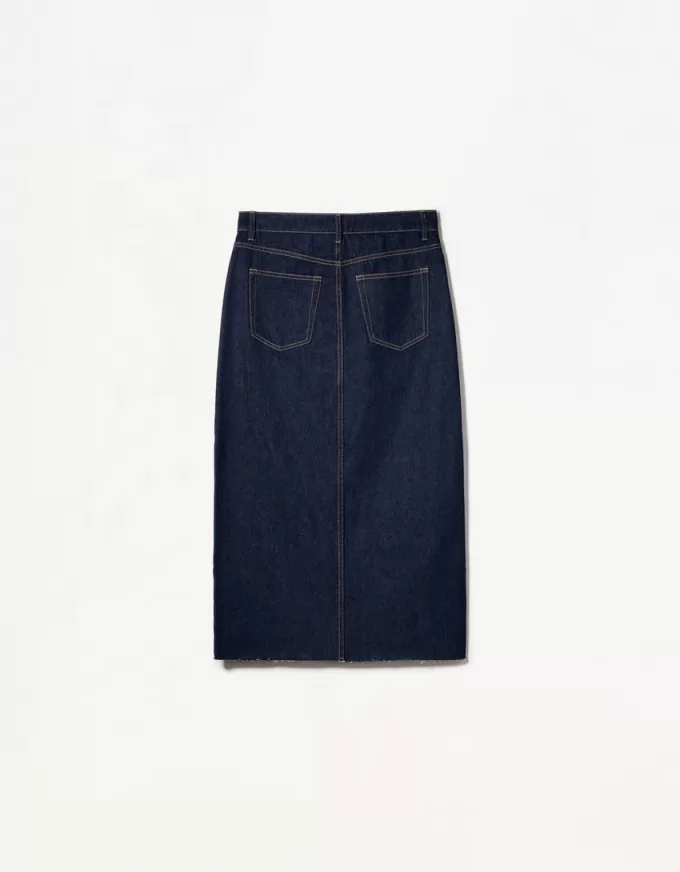 Lång jeanskjol Lång jeanskjol