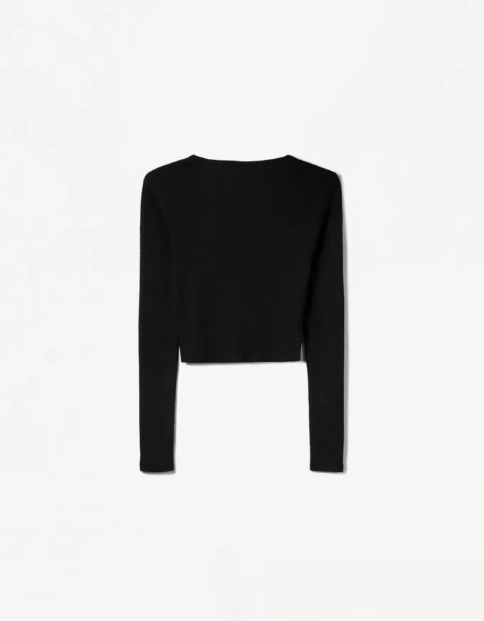 Långärmad Henley T-shirt Långärmad Henley T-shirt