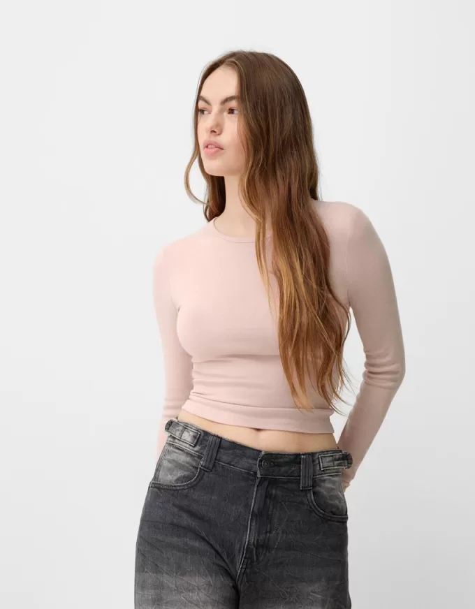 Långärmad T-shirt