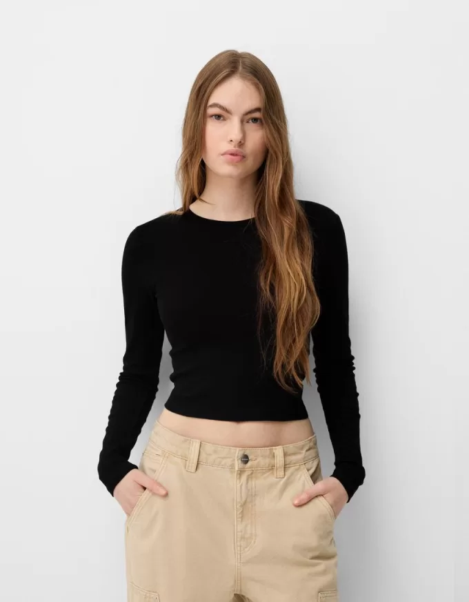 Långärmad T-shirt