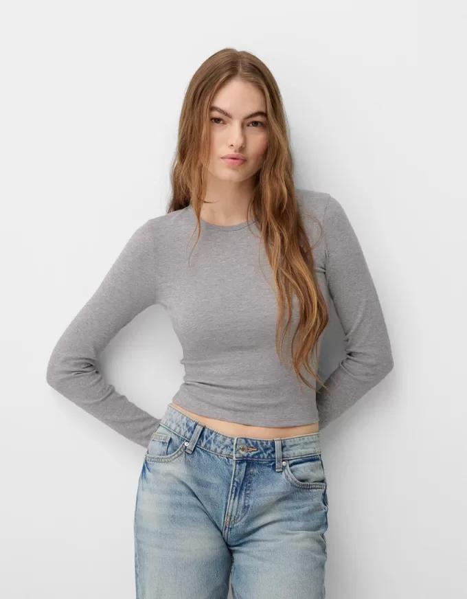 Långärmad T-shirt