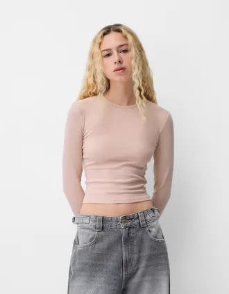 Långärmad T-shirt