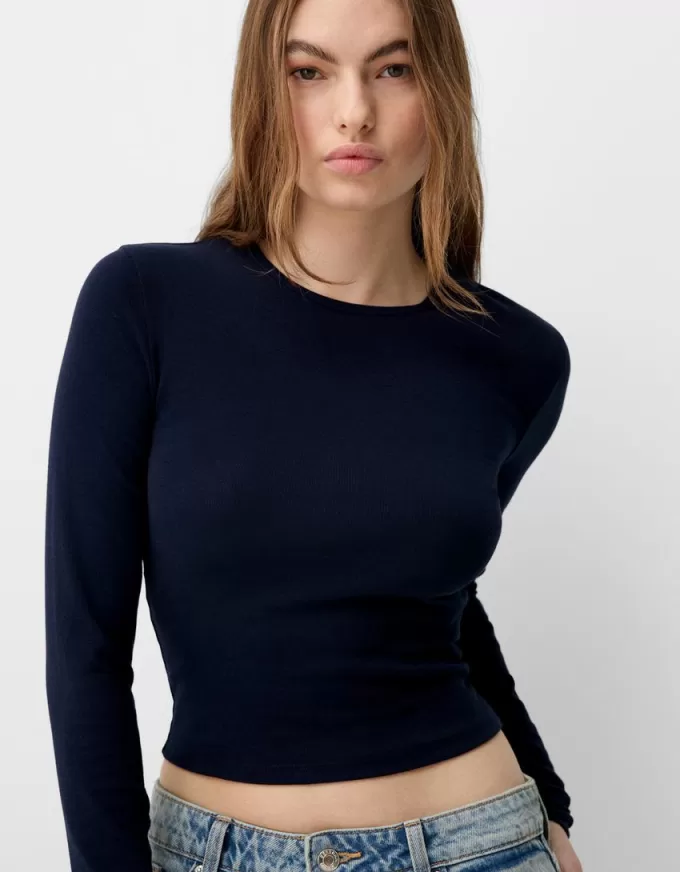 Långärmad T-shirt
