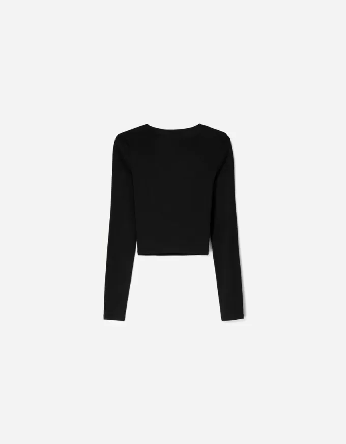 Långärmad T-shirt