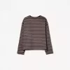 Långärmad T-shirt i bomull Långärmad T-shirt i bomull