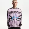 Långärmad T-shirt med Nascar-tryck
