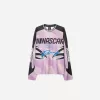 Långärmad T-shirt med Nascar-tryck