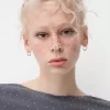 Långärmad T-shirt med heltäckande strass Långärmad T-shirt med heltäckande strass