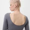 Långärmad T-shirt med heltäckande strass Långärmad T-shirt med heltäckande strass