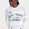 Långärmad T-shirt med tryck