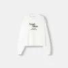 Långärmad T-shirt med tryck Långärmad T-shirt med tryck