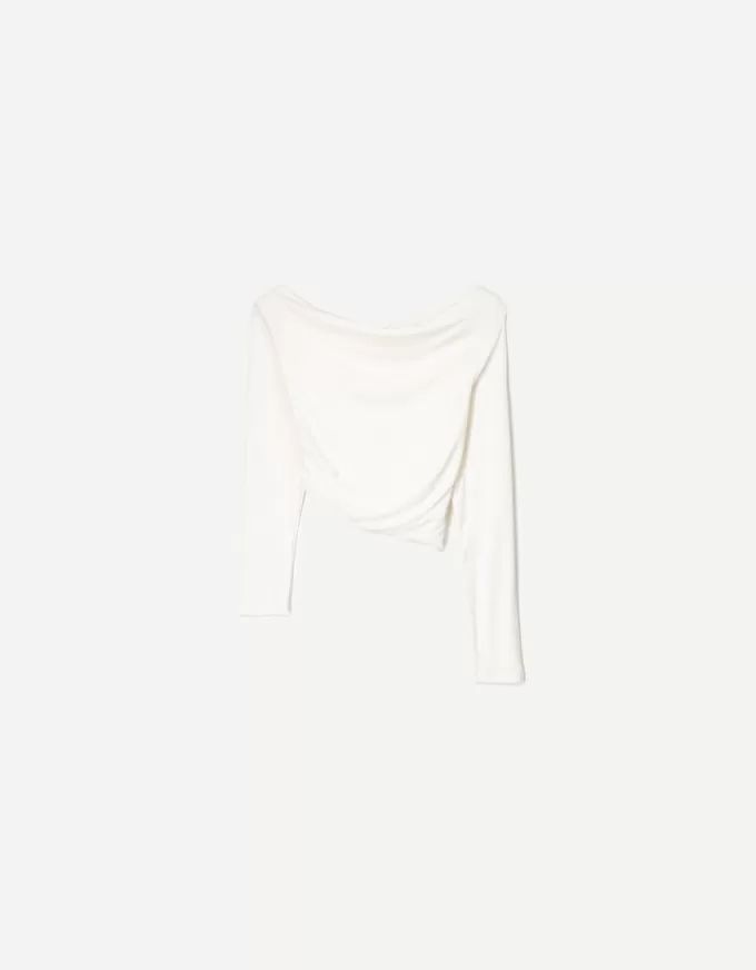 Långärmad asymmetrisk T-shirt Långärmad asymmetrisk T-shirt