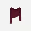 Långärmad asymmetrisk T-shirt Långärmad asymmetrisk T-shirt