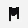 Långärmad asymmetrisk T-shirt Långärmad asymmetrisk T-shirt