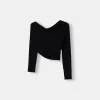 Långärmad asymmetrisk T-shirt Långärmad asymmetrisk T-shirt