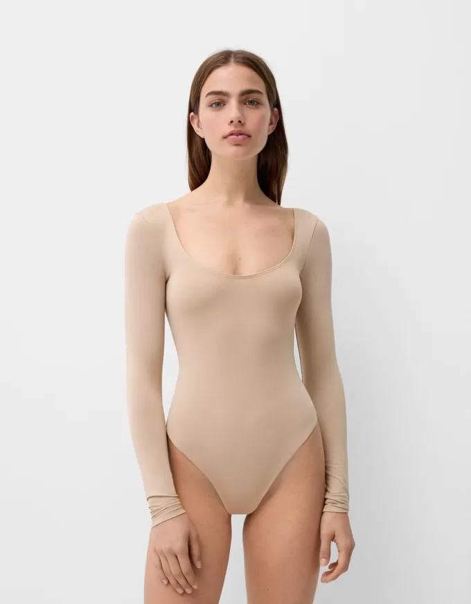 Långärmad body Långärmad body