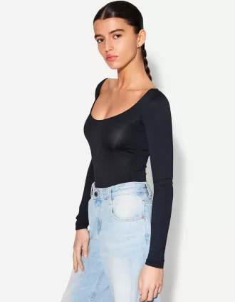 Långärmad body