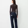 Långärmad body med hög hals Långärmad body med hög hals