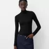 Långärmad body med hög hals Långärmad body med hög hals