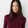 Långärmad body med hög hals Långärmad body med hög hals