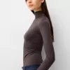 Långärmad body med hög hals Långärmad body med hög hals