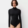 Långärmad body med hög hals Långärmad body med hög hals
