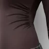 Långärmad body med hög hals Långärmad body med hög hals