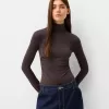 Långärmad body med hög hals Långärmad body med hög hals